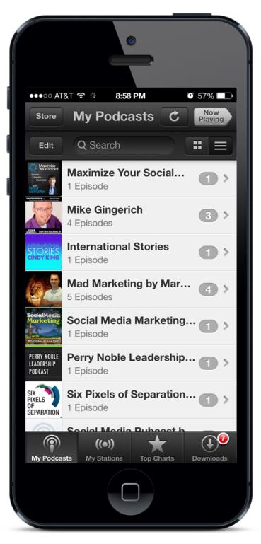 iphone pin Beyond Basic Content Marketing   Adding Podcasting to the Mix