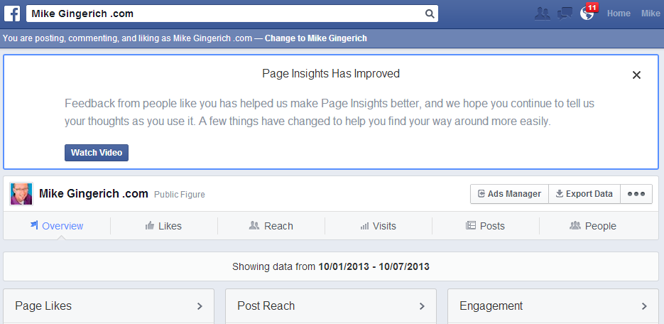new fb page insights Death, Taxes, and Facebook Changes