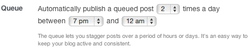 Tumblr Schedule