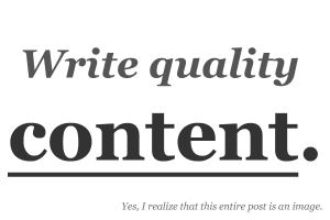 write-quality-content