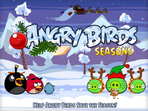 Angry Birds Christmas app