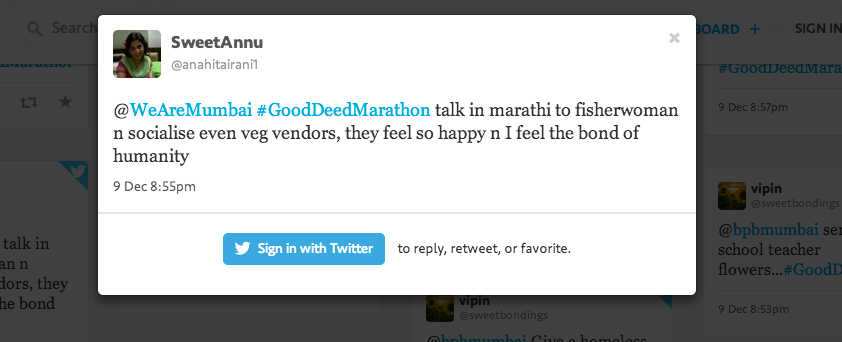 #GoodDeedMarathon Tweets 1