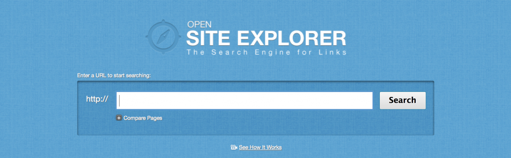 Open Site Explorer Screenshot