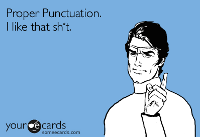 Proper Punctuation