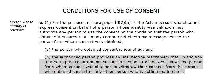 CASL regulations
