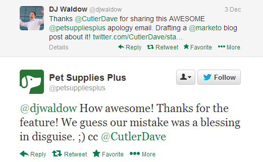 dj tweet pet supplies plus