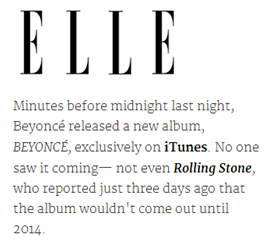 Elle Magazine Quote