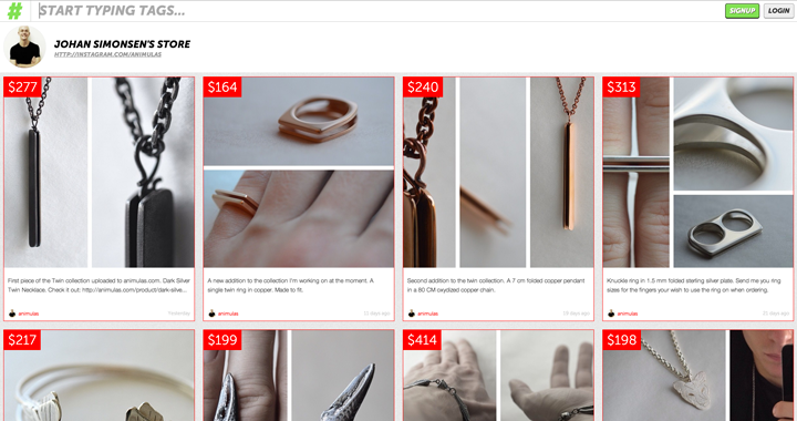 screencap hashbag store selling on instagram