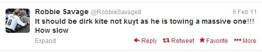 robbie savage tweet