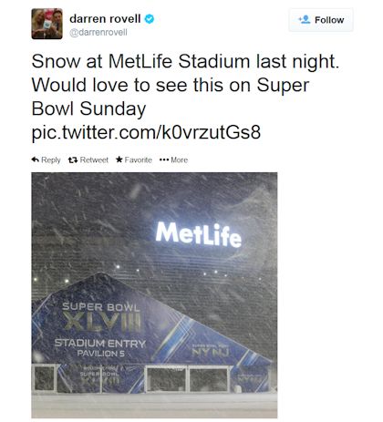 Super Bowl location weather Tweets4