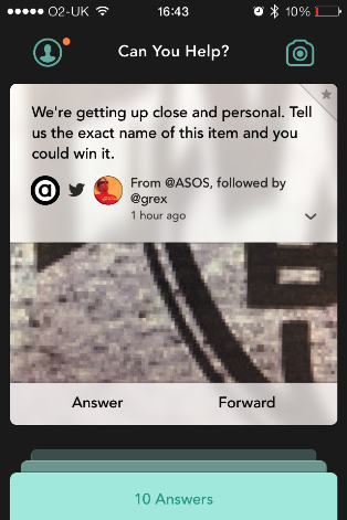 jelly app competition by ASOS on jelly app