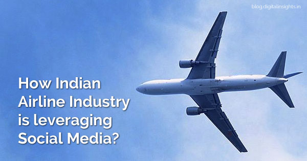indian airline industry on social media