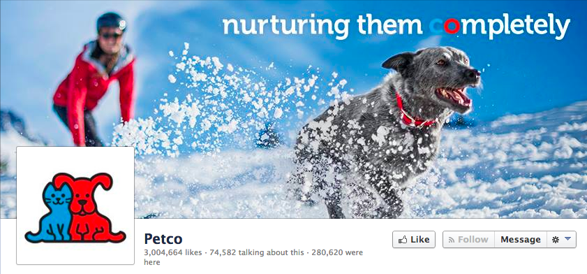 PetCo Winter Cover Photo on Facebook