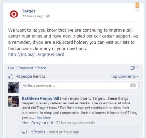 target facebook