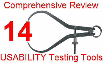 Comprehensive review and matrix of 14 usability testing tools