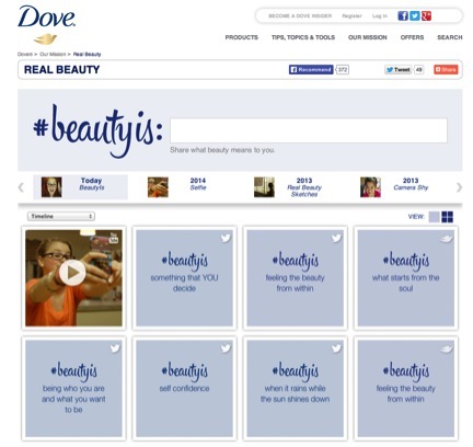 dove real beauty campaign
