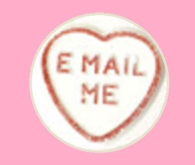 'Email me' love heart sweet