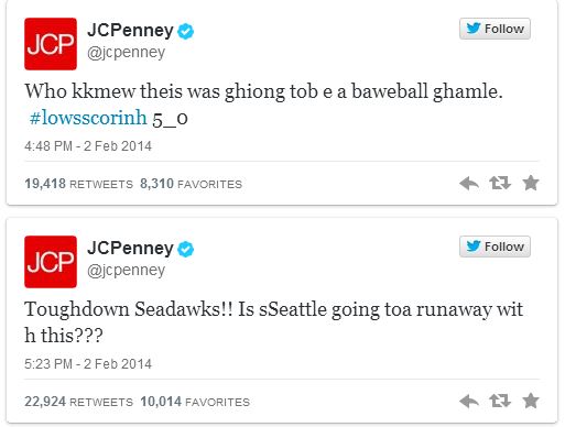JC Penny, social media, social media marketing, Twitter, super bowl, digital marketing