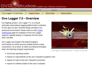 Ovo Logger image from UsefulUsability.com