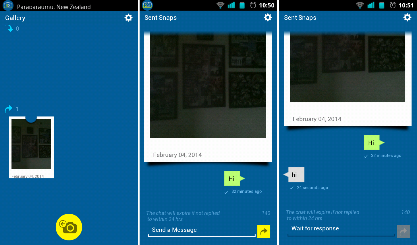 SnapSwap Android app images