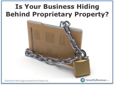 Why Proprietary Does Not Provide a Long Term Business Advantage