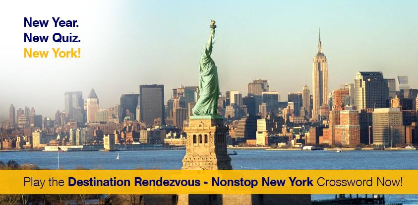 Solve The Nonstop New York Crossword And Fly To New York Courtesy 