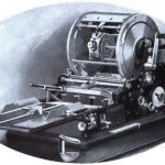 Mimeograph circa 1918. An earlier form of a copier.