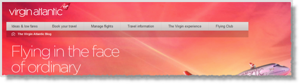 Virgin Atlantic Blog