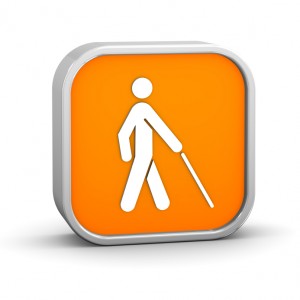 Low Vision Access Sign