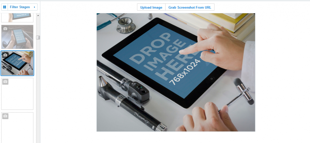 placeit interface