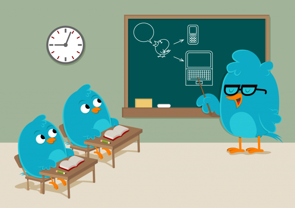 school for bluebird 1024x722 How to Tweet Like a Boss:  Twitter Persona Worksheet 