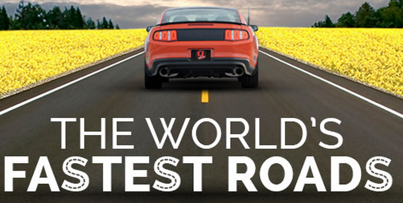 worlds fasest roads