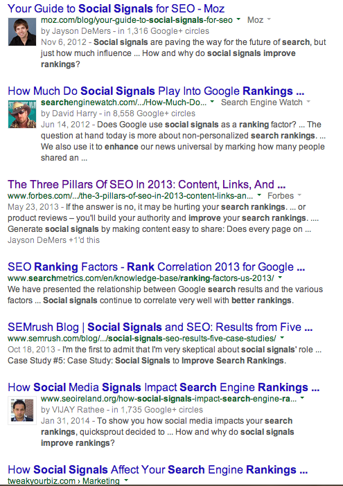 social signals improve search ranking - Google Search 2014-04-09 08-02-03