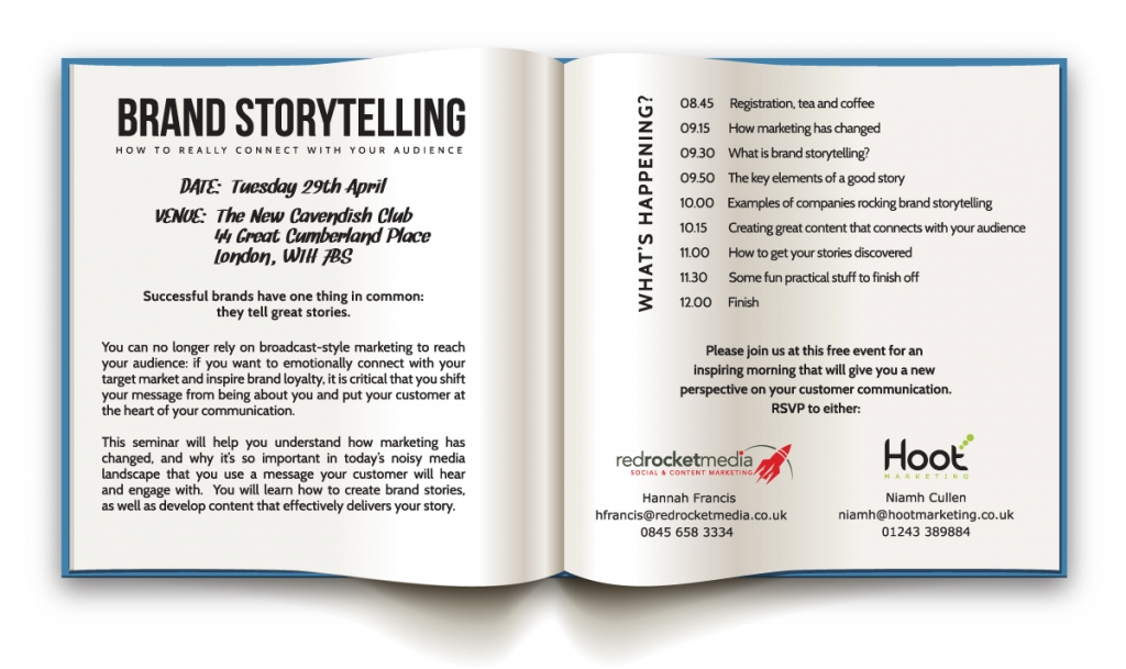 Brand Storytelling Invite London April 2014