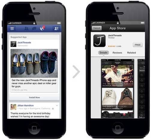 Facebook Mobile App Install Ads