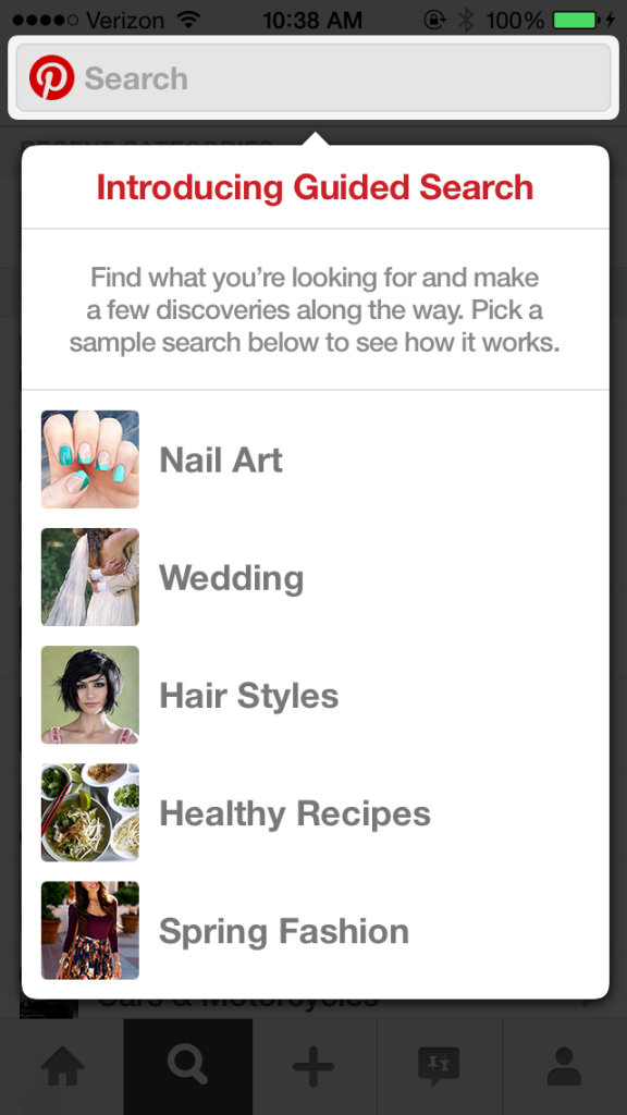 So, What is Pinterest's Guided Search?