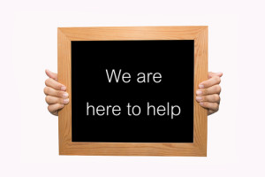 Image we are here to help