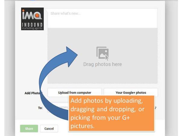 How to add a picture to Google+
