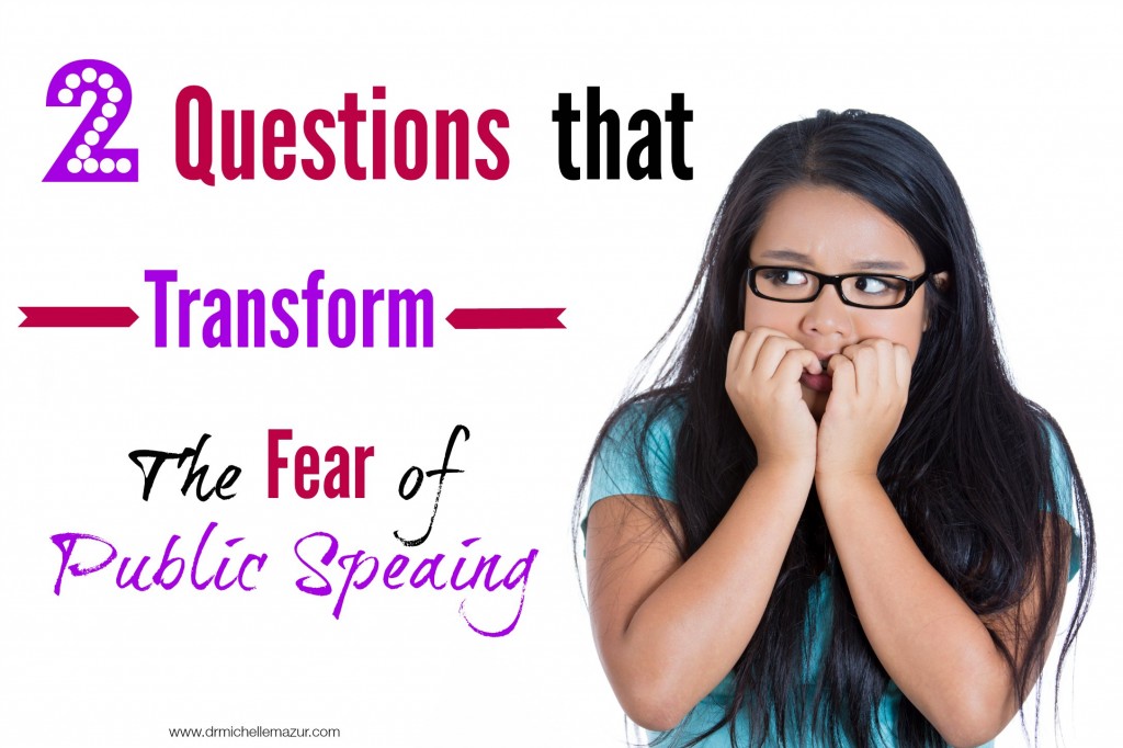 2 Questions that transform the fear of public speaking