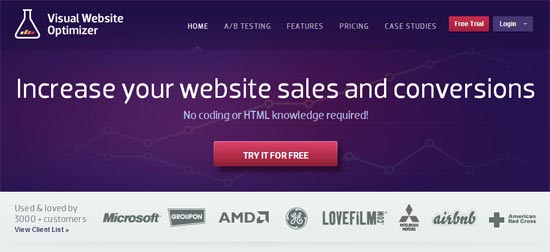Conversion Testing With Visual Website Optimizer