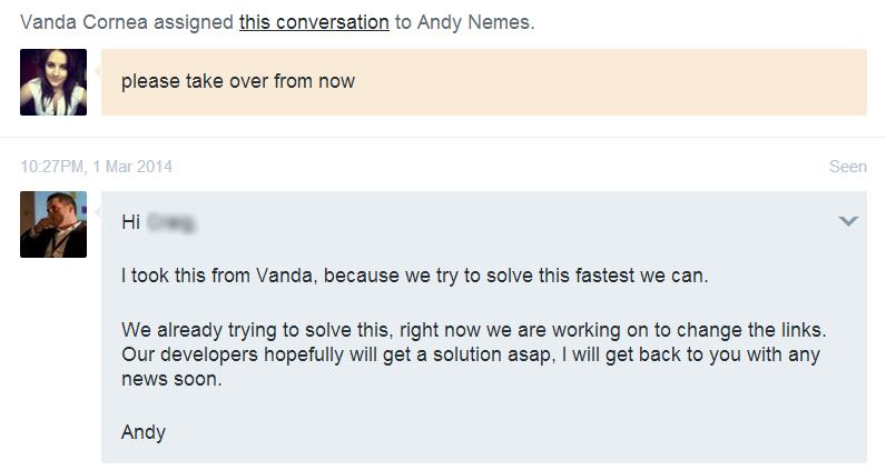 The conversation got to the point where I needed a more experienced colleague to pour oil on troubled waters.