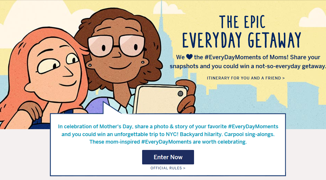 American Express social promotion for Everyday product launch