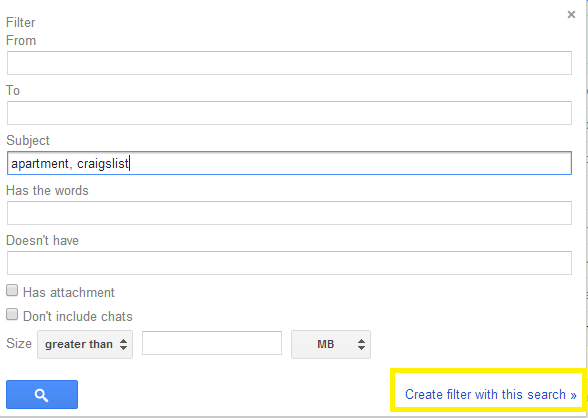 how to use gmail filters