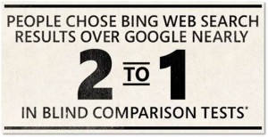 Bing VS Google