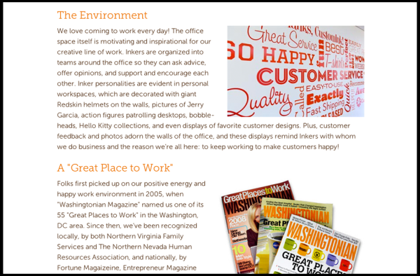 CustomInk Workplace Benefits 2
