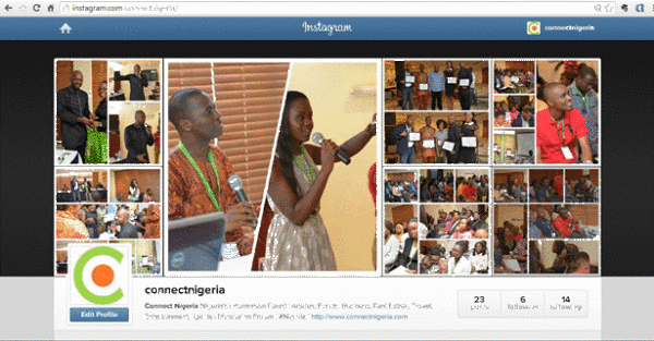 Photos have now been uploaded to Connect Nigeria's Instagram page.