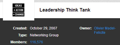 LinkedIn Leadership Groups 2 - Leadership Think Tank