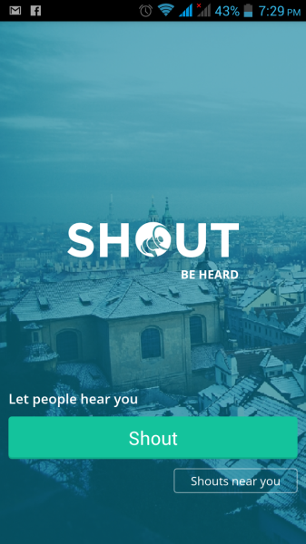 Shout Android App