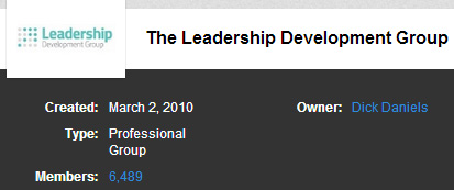 LinkedIn Leadership Groups 2 - The Leadership Development Group