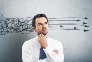 Thinking Business photo from Shutterstock